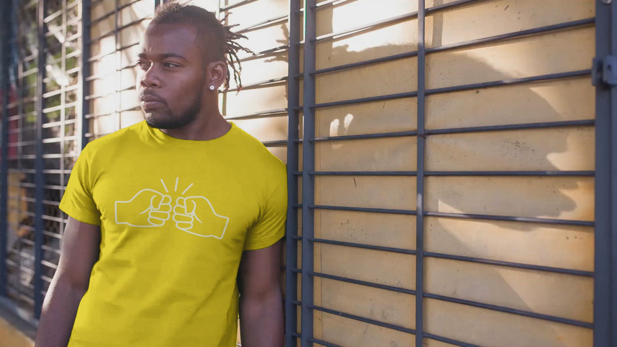 We Run Tings, Original White Logo, Organic Ring Spun Cotton T-Shirt