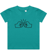 We Run Tings, Original, Baby/Toddler Cotton T-Shirt, Black Logo, Various Colours