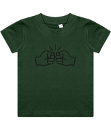 We Run Tings, Original, Baby/Toddler Cotton T-Shirt, Black Logo, Various Colours
