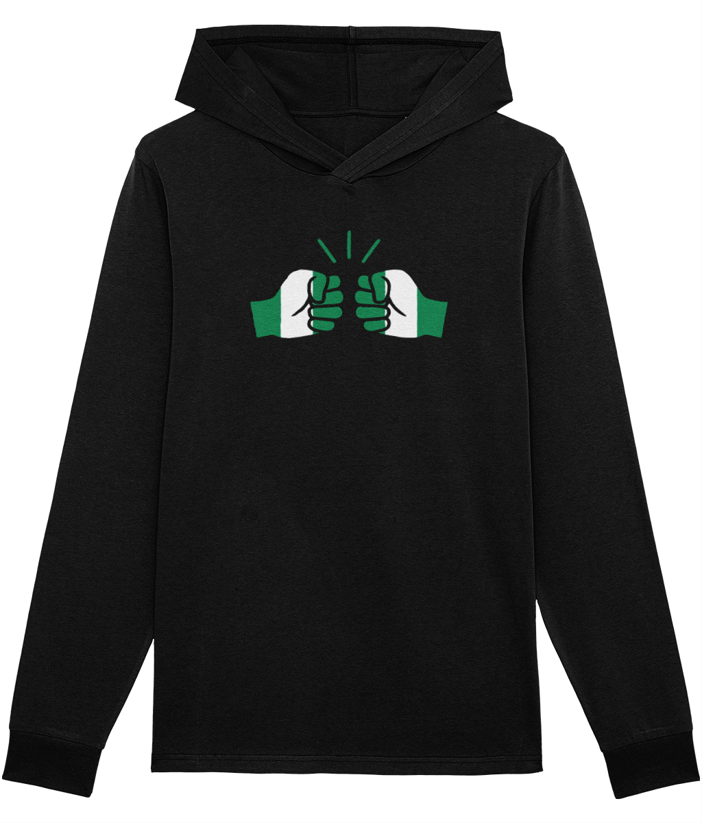We Run Tings, Nigeria, Unisex, Organic Ring-Spun Combed Cotton Hoodie, No Pouch