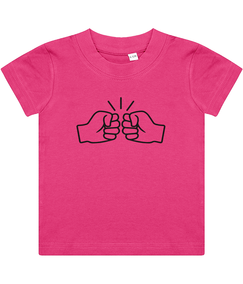 We Run Tings, Original, Baby/Toddler Cotton T-Shirt, Black Logo, Various Colours