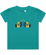 We Run Tings, Barbados, Baby/Toddler Cotton T-Shirt, Various Colours