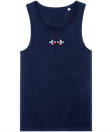 We Run Tings, Dominican Republic, Men's, Organic Cotton, Tank/Vest Top, Small Centre Logo