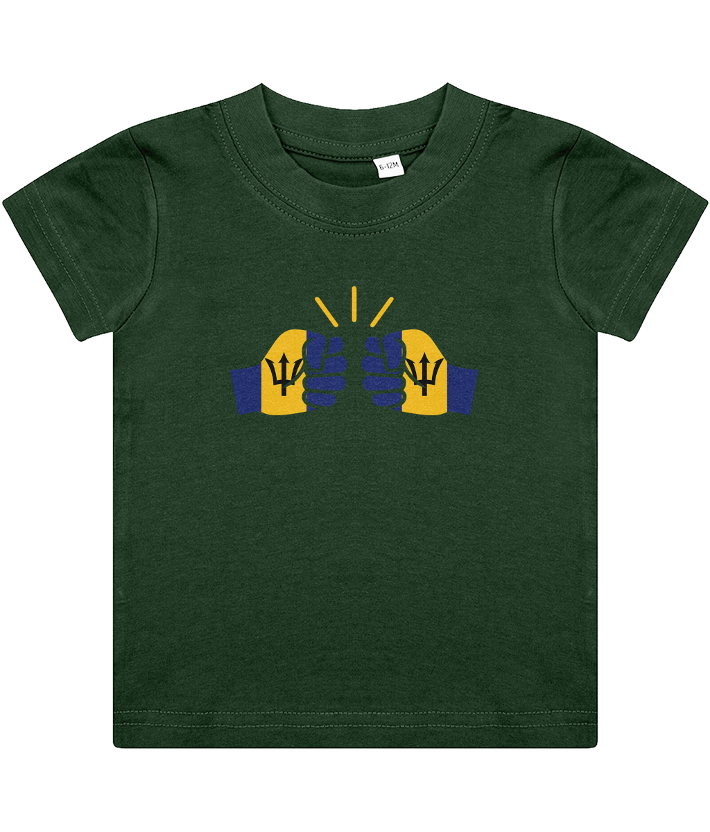 We Run Tings, Barbados, Baby/Toddler Cotton T-Shirt, Various Colours