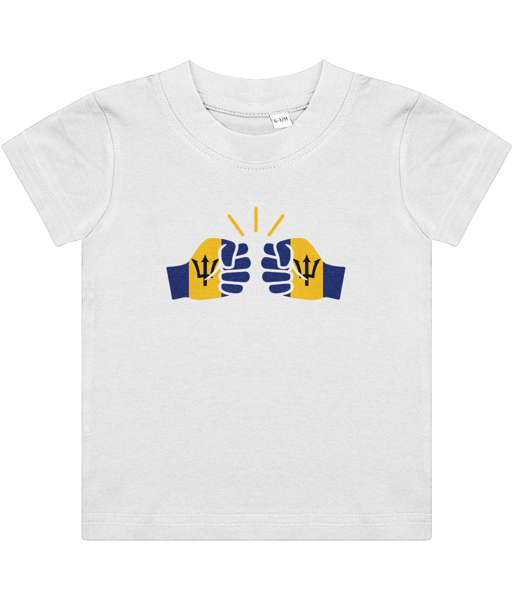 We Run Tings, Barbados, Baby/Toddler Cotton T-Shirt, Various Colours