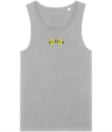 We Run Tings,  St. Vincent, Men's, Organic Cotton, Tank/Vest Top, Small Centre Logo