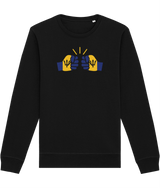 We Run Tings, Barbados, Organic Ring-Spun Cotton, Crew Sweater