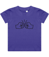 We Run Tings, Original, Baby/Toddler Cotton T-Shirt, Black Logo, Various Colours