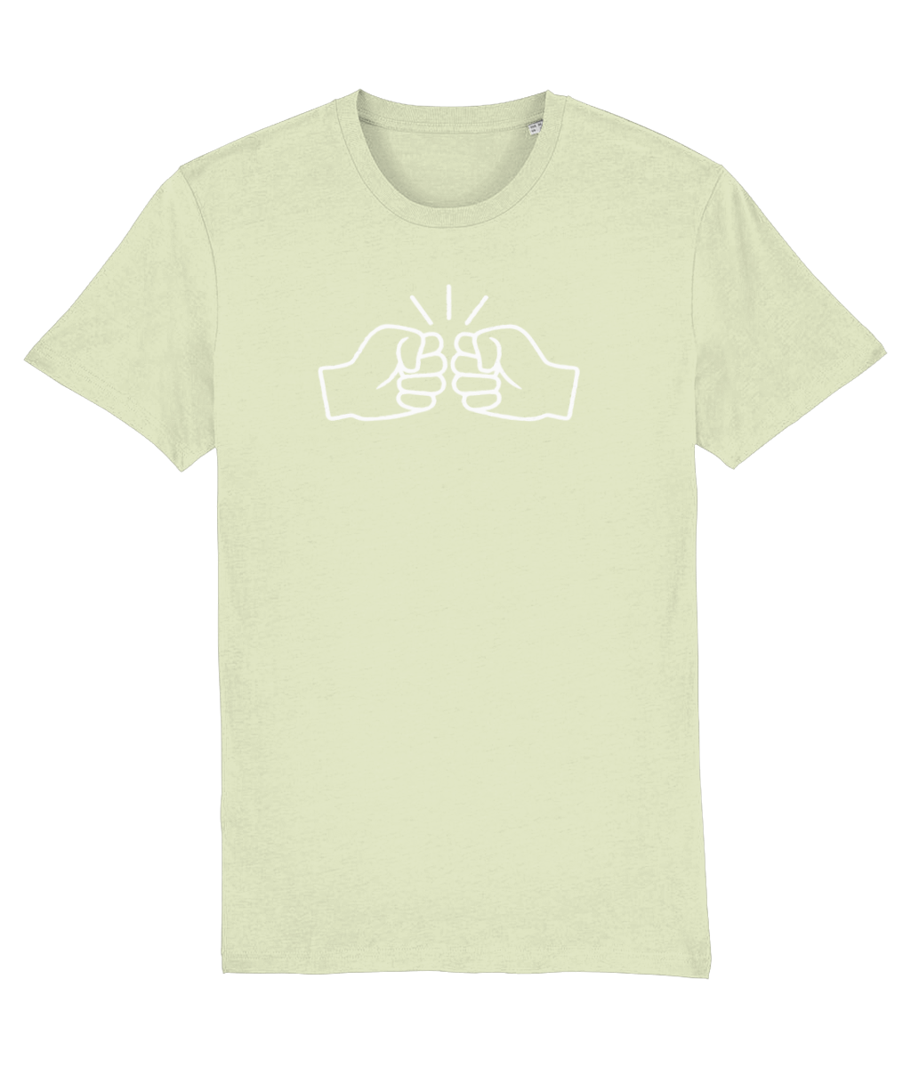 We Run Tings, Original, Organic Ring Spun Cotton T-Shirt, White Centre Logo