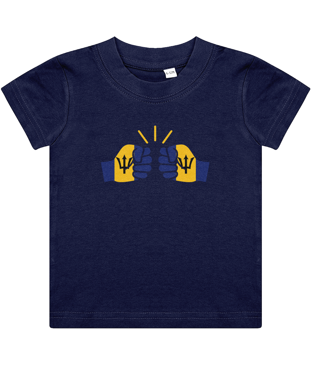 We Run Tings, Barbados, Baby/Toddler Cotton T-Shirt, Various Colours