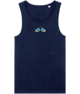 We Run Tings,  St. Lucia, Men's, Organic Cotton, Tank/Vest Top, Small Centre Logo