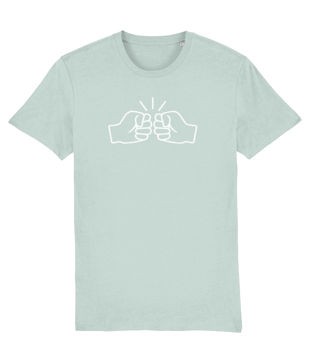 We Run Tings, Original White Logo, Organic Ring Spun Cotton T-Shirt