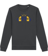 We Run Tings, Barbados, Organic Ring-Spun Cotton, Crew Sweater