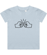 We Run Tings, Original, Baby/Toddler Cotton T-Shirt, Black Logo, Various Colours