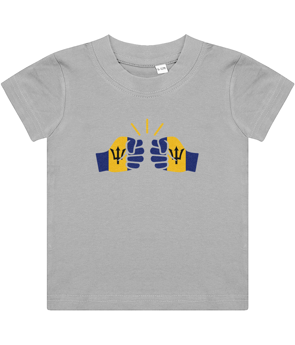 We Run Tings, Barbados, Baby/Toddler Cotton T-Shirt, Various Colours