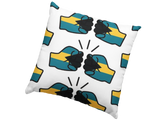 We Run Tings, Bahamas, Throw, Pillow, Cushion, White, 40 x 40cm
