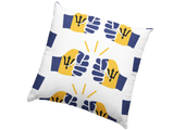 We Run Tings, Barbados, Throw, Pillow, Cushion, White, 40 x 40cm