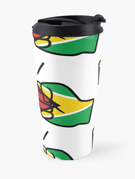 We Run Tings, Guyana, Travel Mug, Coffee Cup, 15oz/443ml