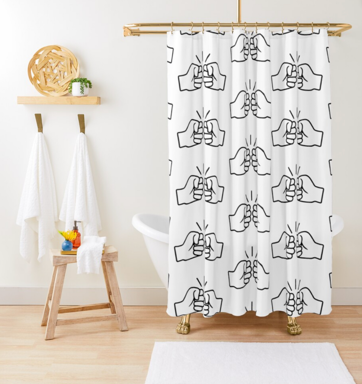 Full shower deals curtain