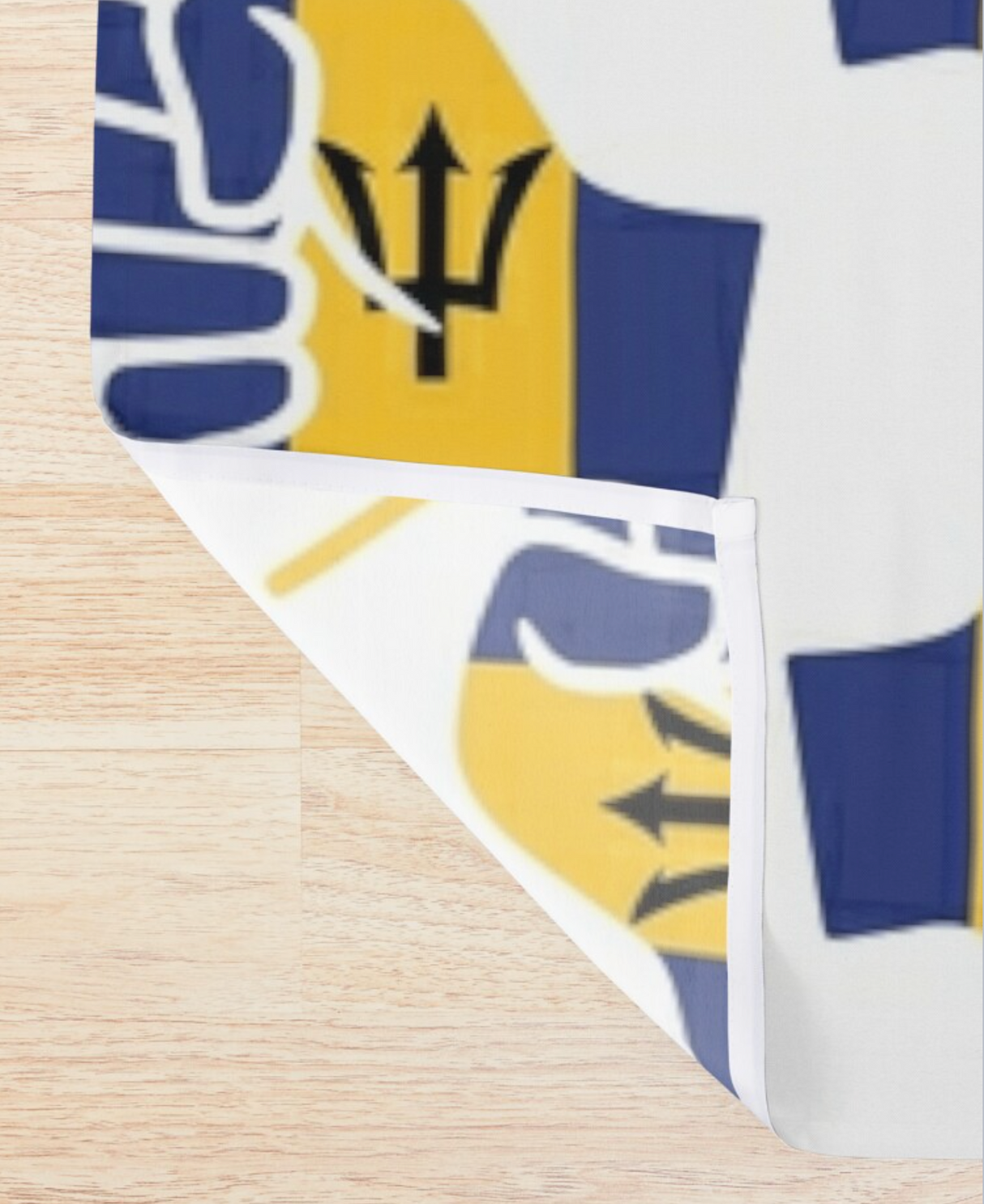 We Run Tings, Barbados, Shower Curtain, 71 x 74" (180 x 188 cm)