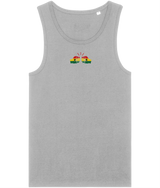 We Run Tings, Ghana, Men's, Organic Cotton, Tank/Vest Top, Small Centre Logo