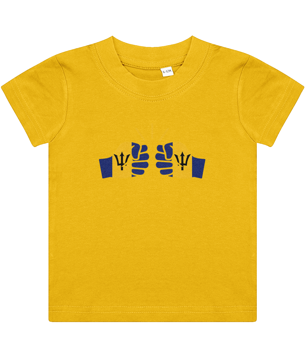 We Run Tings, Barbados, Baby/Toddler Cotton T-Shirt, Various Colours