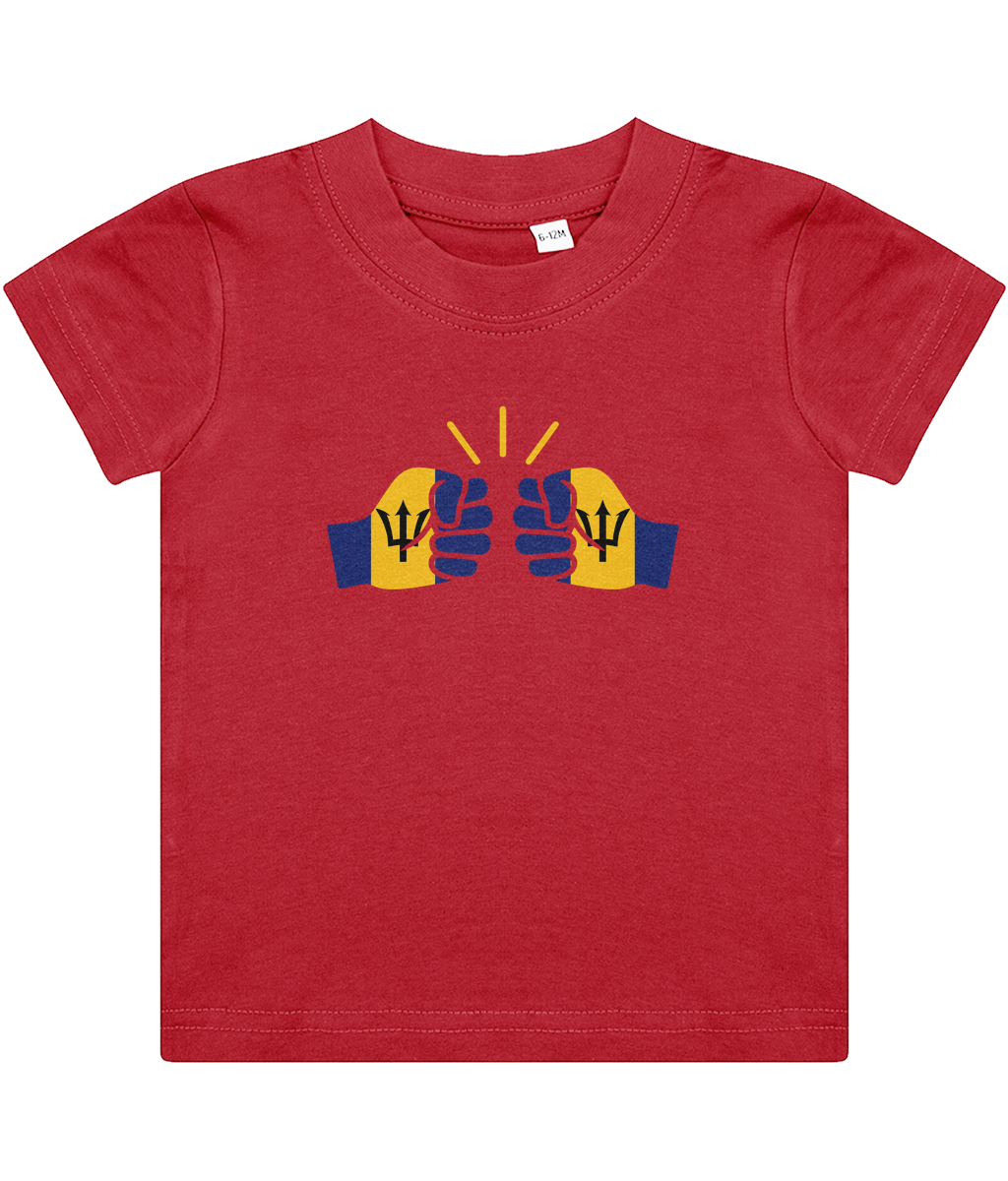 We Run Tings, Barbados, Baby/Toddler Cotton T-Shirt, Various Colours