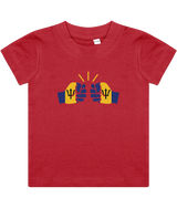 We Run Tings, Barbados, Baby/Toddler Cotton T-Shirt, Various Colours