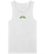 We Run Tings, Guyana, Men's, Organic Cotton, Tank/Vest Top, Small Centre Logo