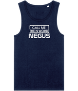 Call Me The N Word Negus, Men's, Organic Tank Top, White Centre Logo