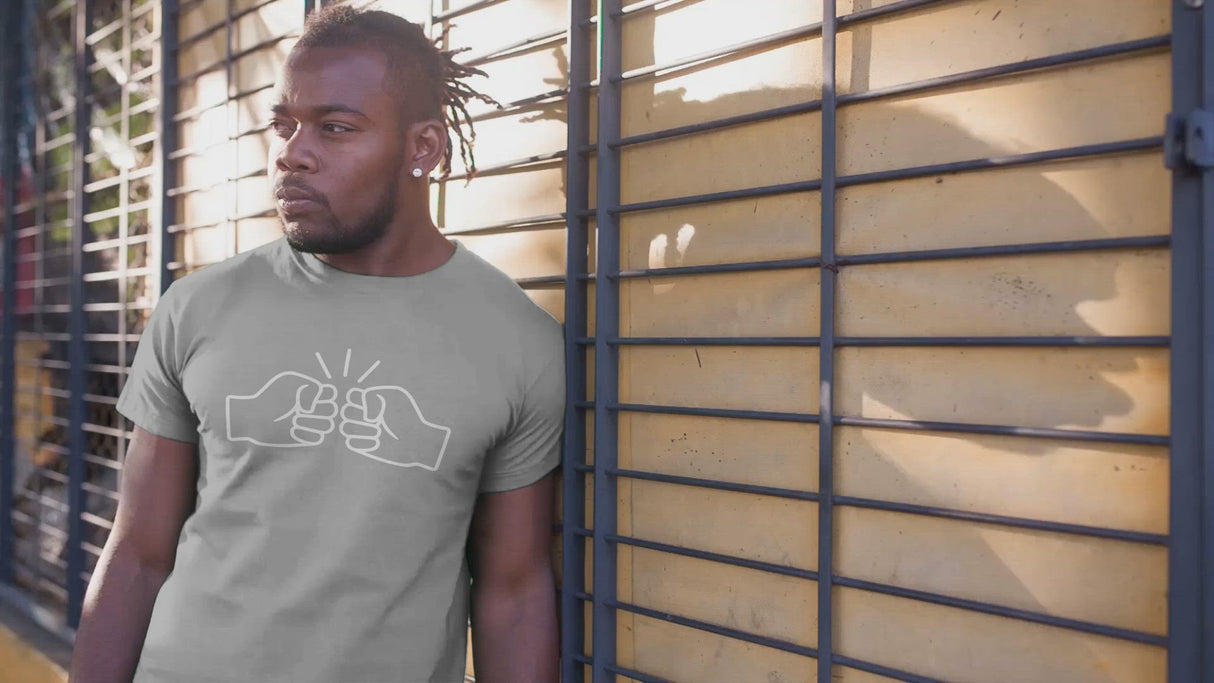 We Run Tings, Original White Logo, Organic Ring Spun Cotton T-Shirt