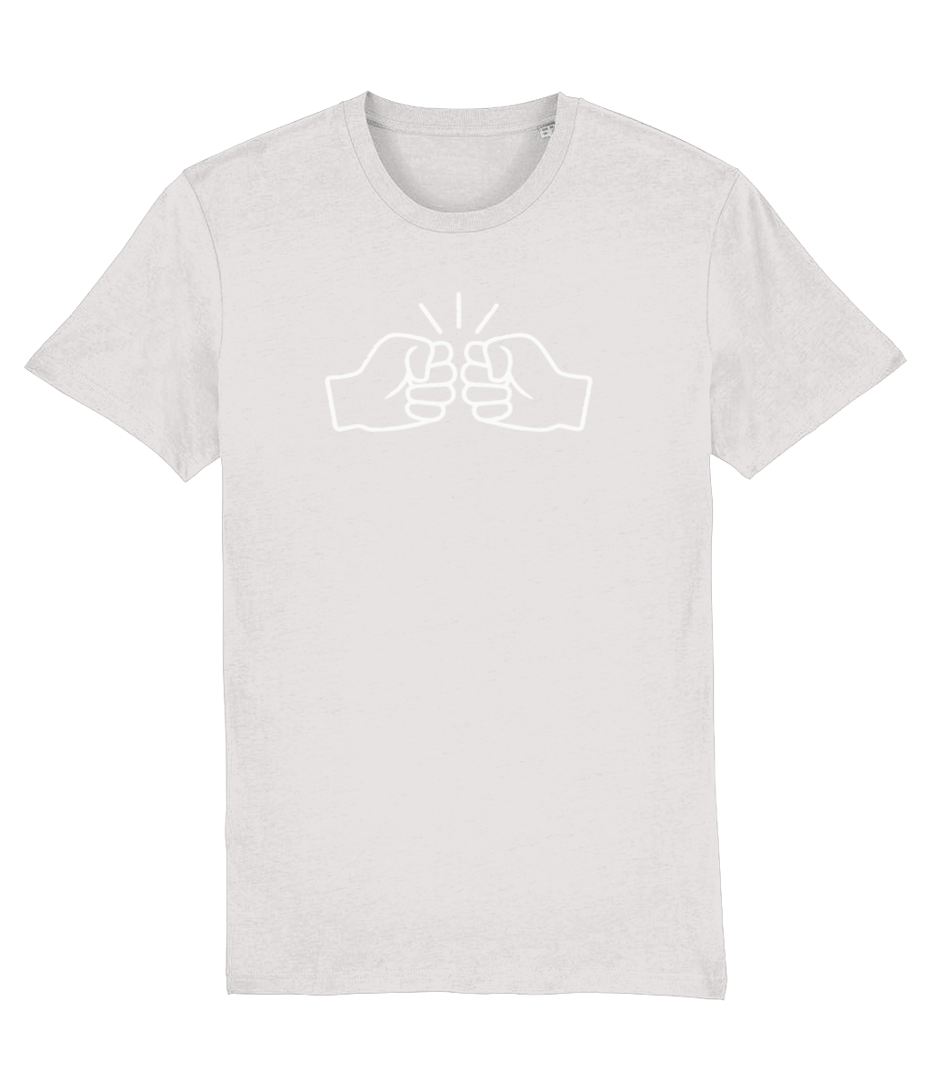 We Run Tings, Original White Logo, Organic Ring Spun Cotton T-Shirt