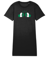 We Run Tings, Nigeria, Organic Cotton T-Shirt Dress