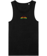 We Run Tings, Ghana, Men's, Organic Cotton, Tank/Vest Top, Small Centre Logo
