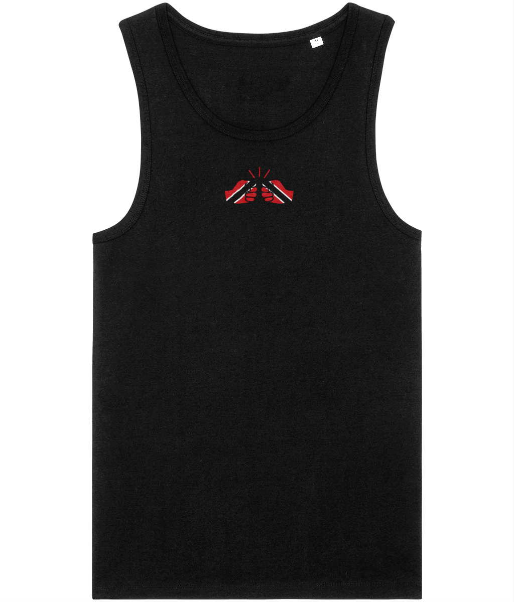 We Run Tings, Trinidad and Tobago, Men's, Organic Cotton, Tank/Vest Top, Small Centre Logo