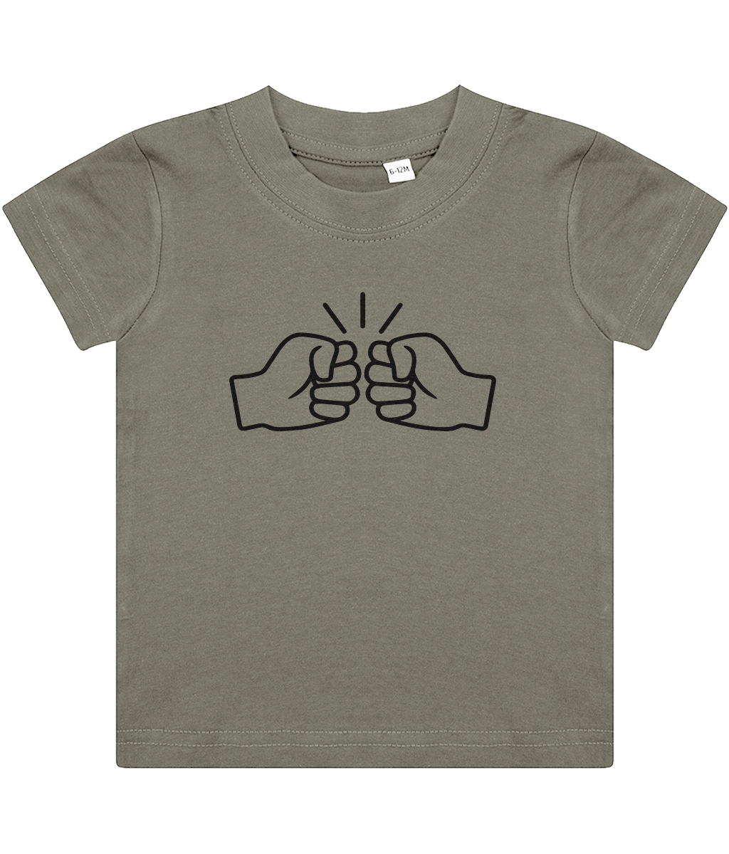 We Run Tings, Original, Baby/Toddler Cotton T-Shirt, Black Logo, Various Colours
