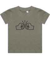 We Run Tings, Original, Baby/Toddler Cotton T-Shirt, Black Logo, Various Colours