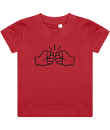 We Run Tings, Original, Baby/Toddler Cotton T-Shirt, Black Logo, Various Colours
