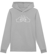 We Run Tings, White Original, Unisex, Organic Ring-Spun Combed Cotton Hoodie