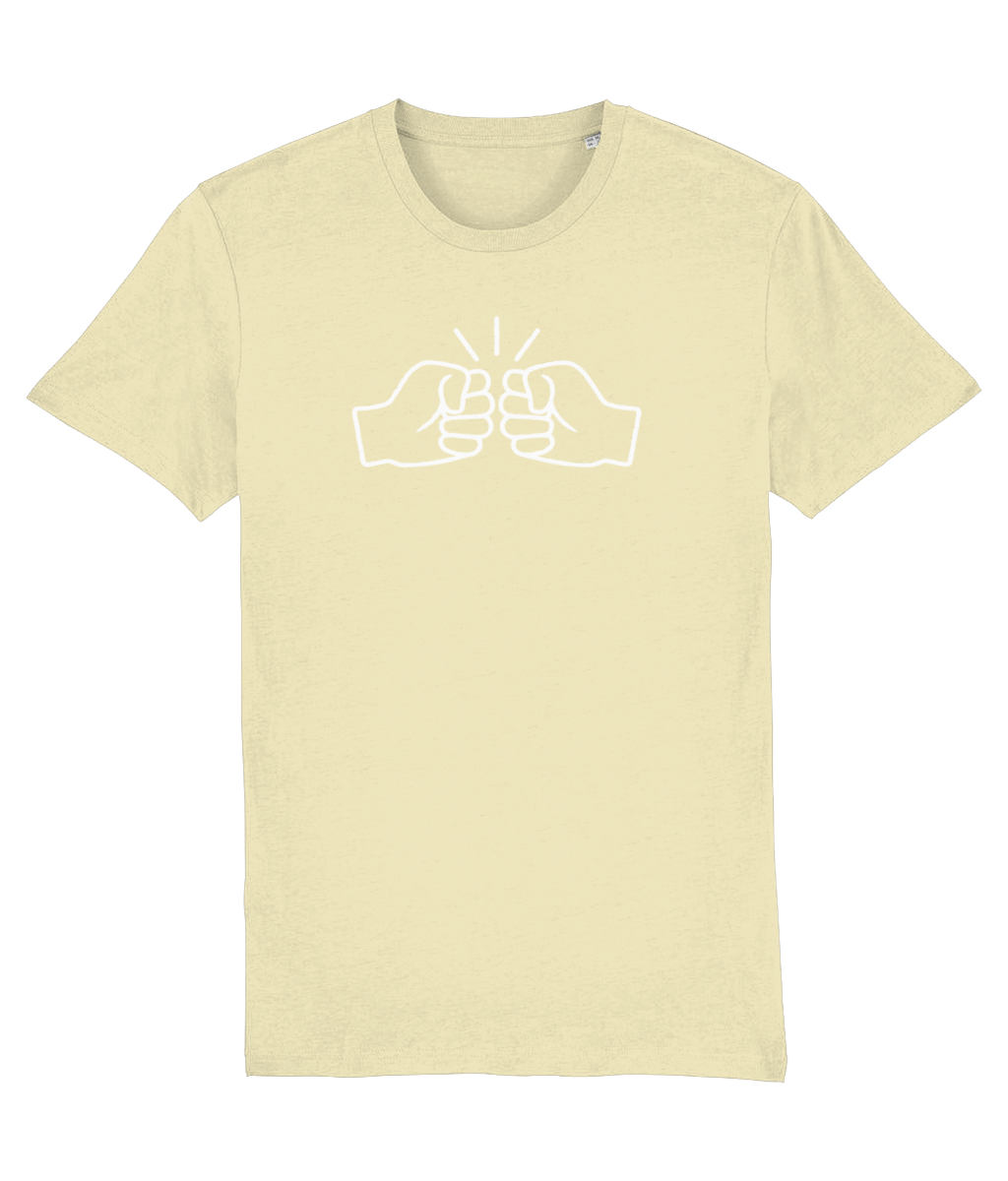 We Run Tings, Original White Logo, Organic Ring Spun Cotton T-Shirt